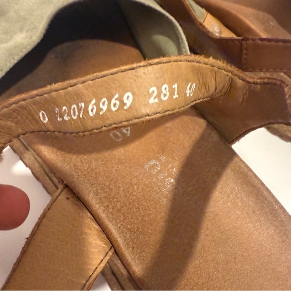 🔥 Mephisto Women’s Slingback Sandals Sage Nubuck Size 10 EU 40 Comfort Cork Sole - Picture 6 of 7